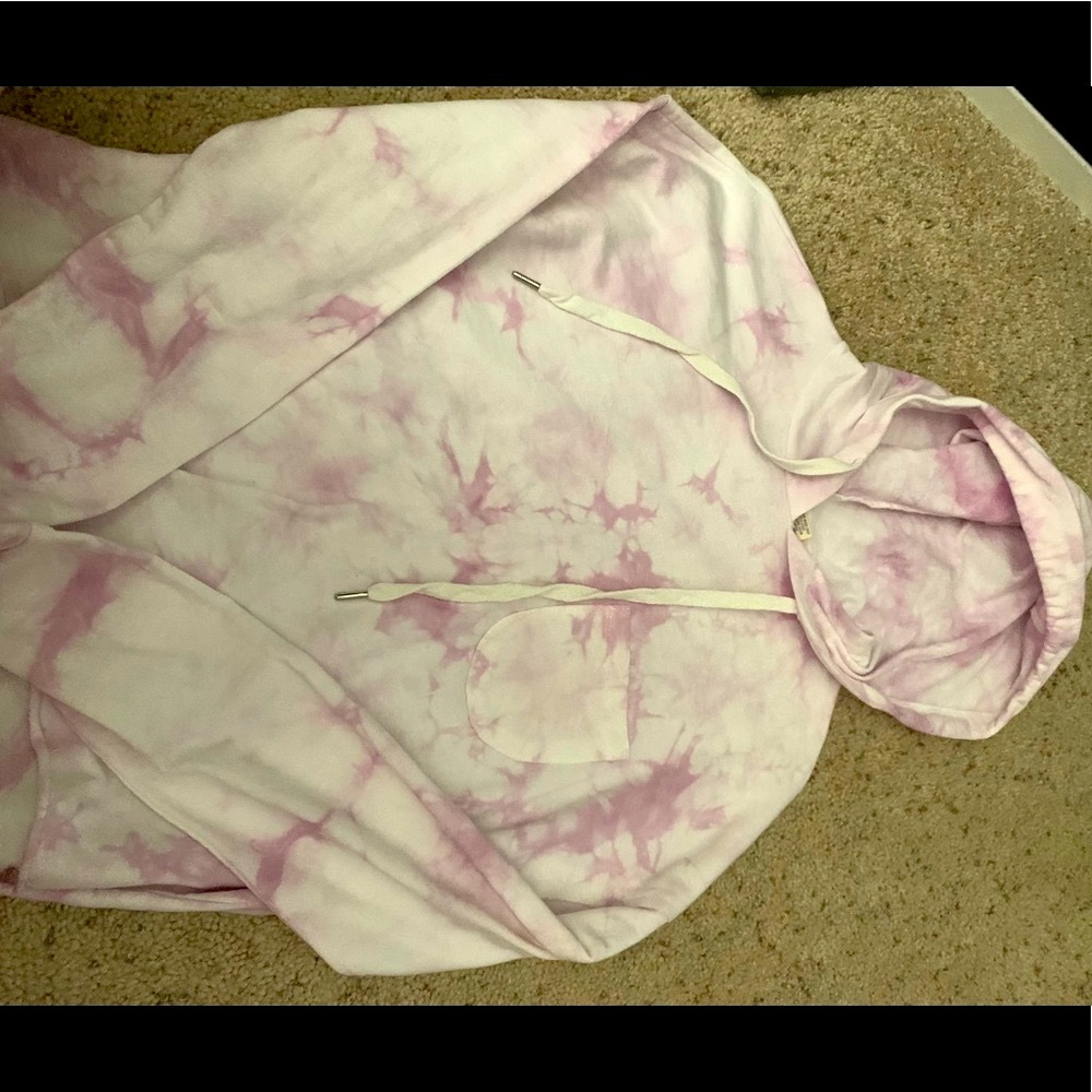 Tie Dye Crop Sweatshirt